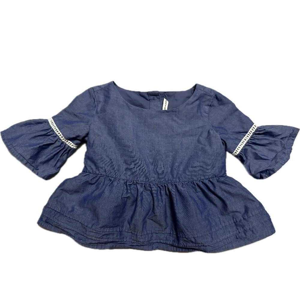 Navy Janie and Jack Blouse and Navy Lilax Cardigan